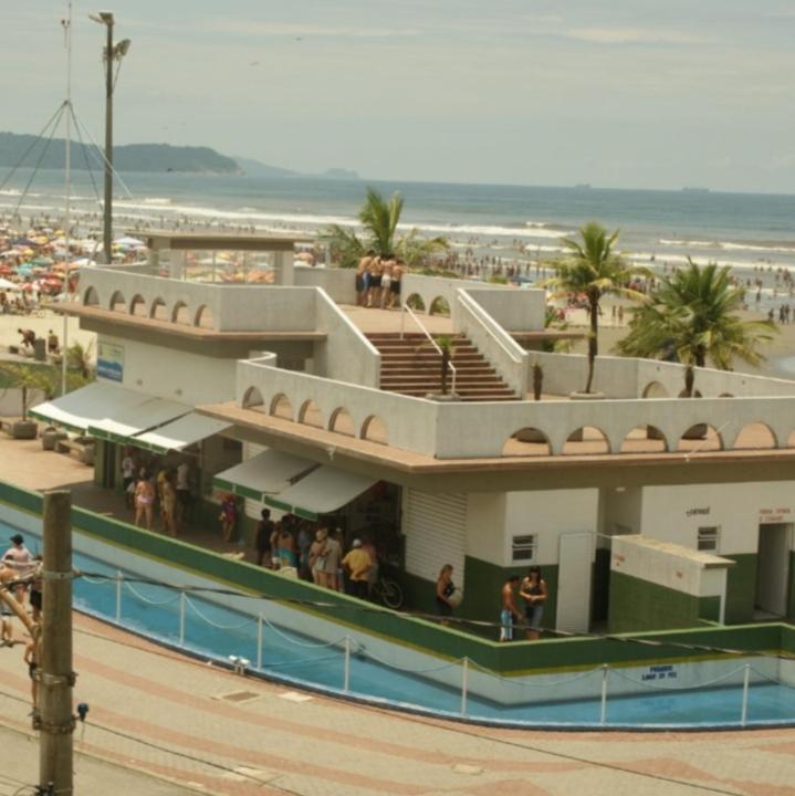 Apto Ocian Centro Praia Grande Экстерьер фото
